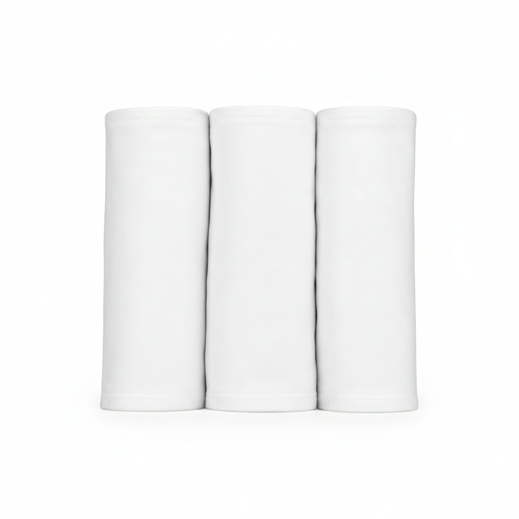 I Batuffolini Set quadrato garza 3pz bianco 100% cotone