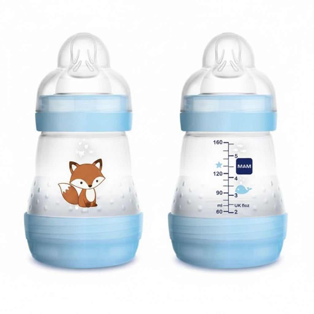 MAM Biberon Easy Start Anti-Colic 0M+ 160ml Azzurro