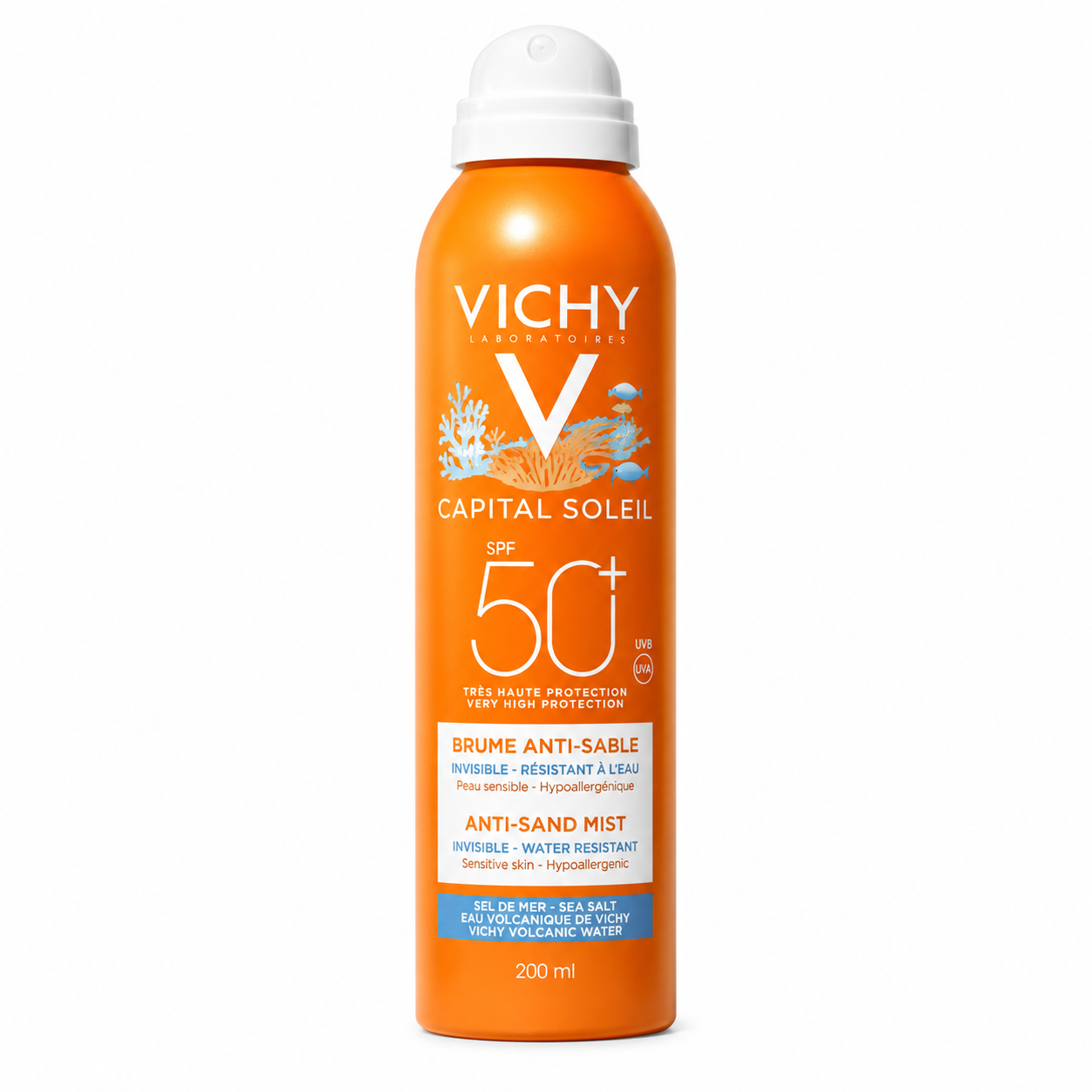Vichy Capital soleil spray anti-sabbia per bambini SPF50+ 200ml