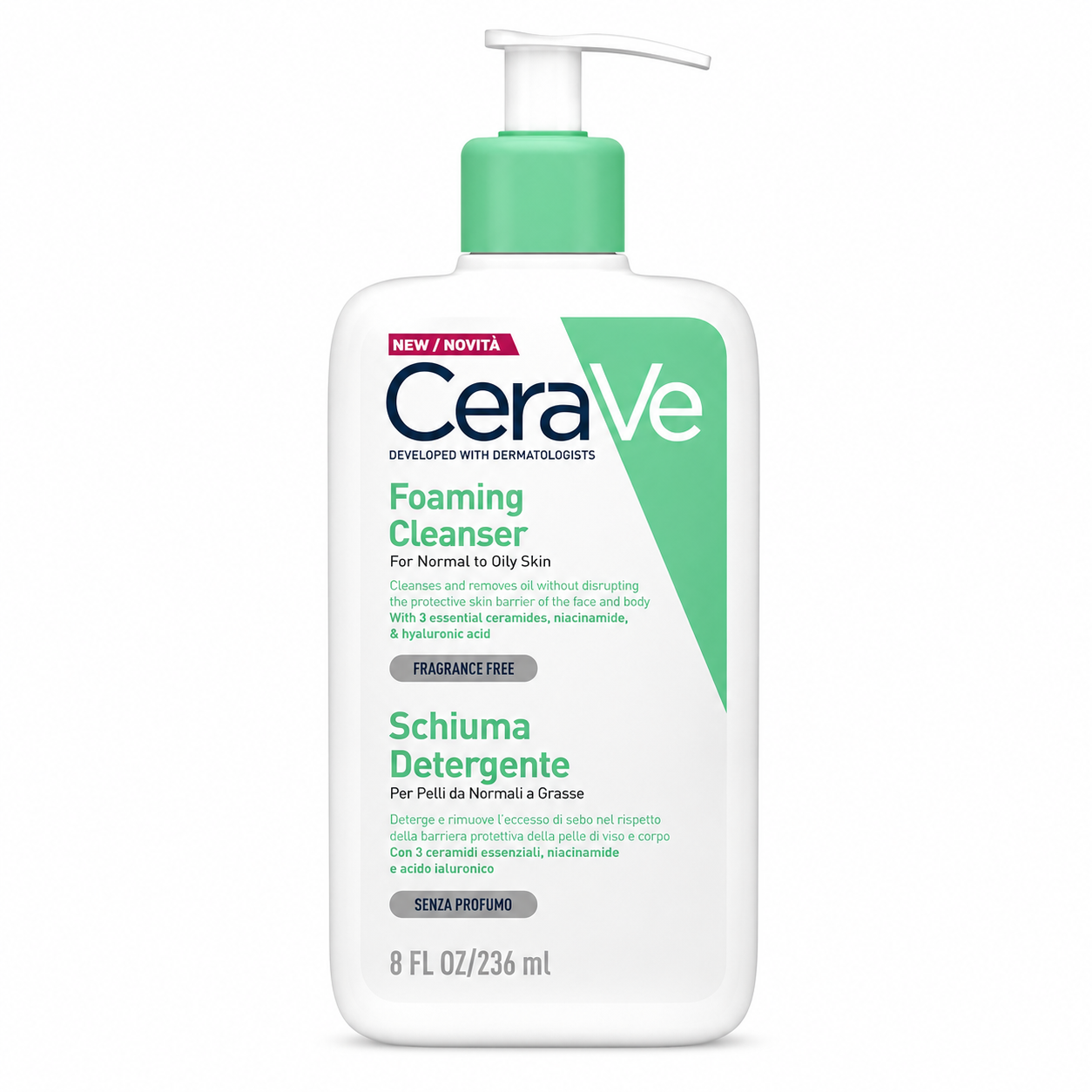 Cerave Schiuma detergente 236ml