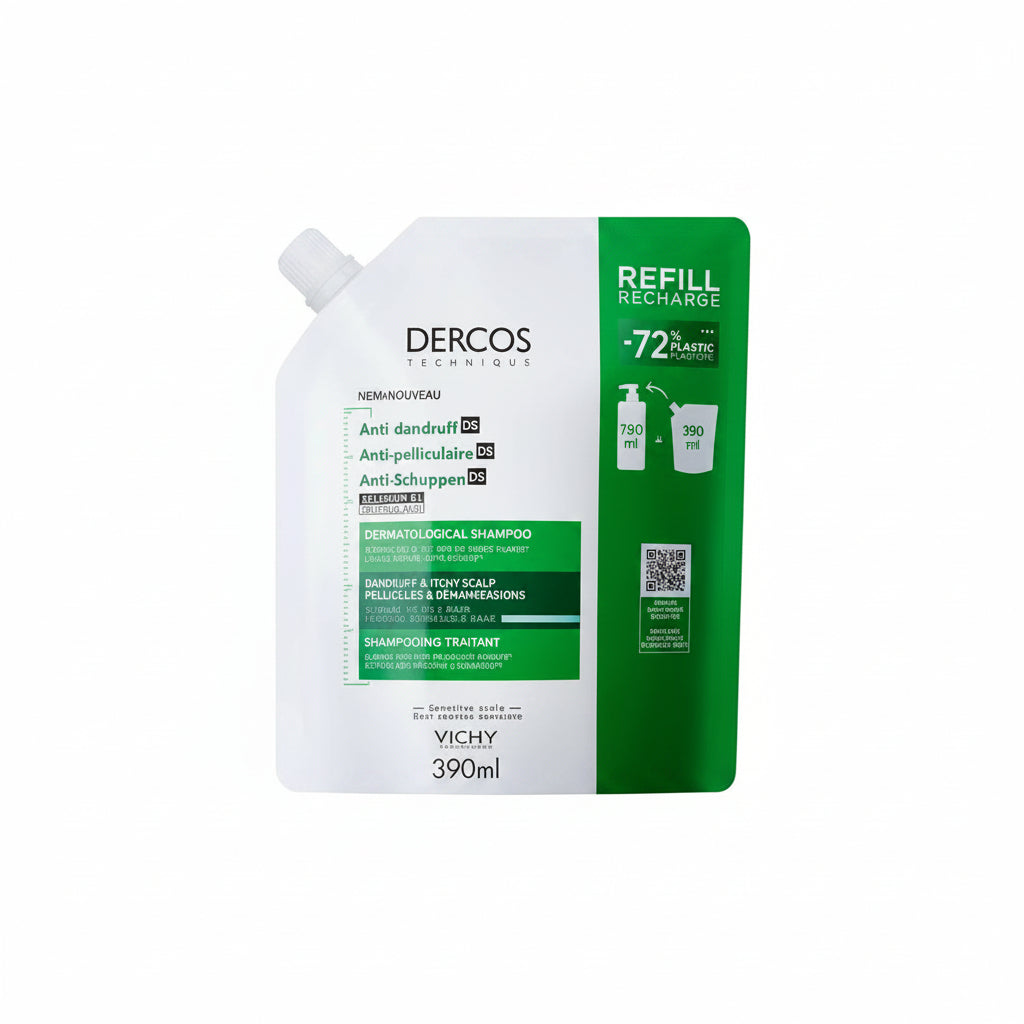 Vichy Dercos shampoo anti-forfora DS capelli normali ricarica 390ml