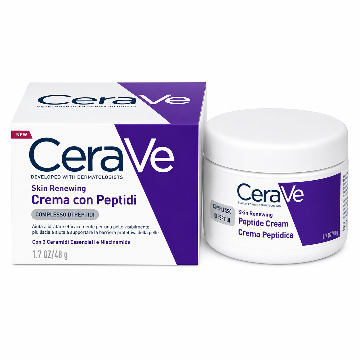 Cerave Crema con peptidi 48g