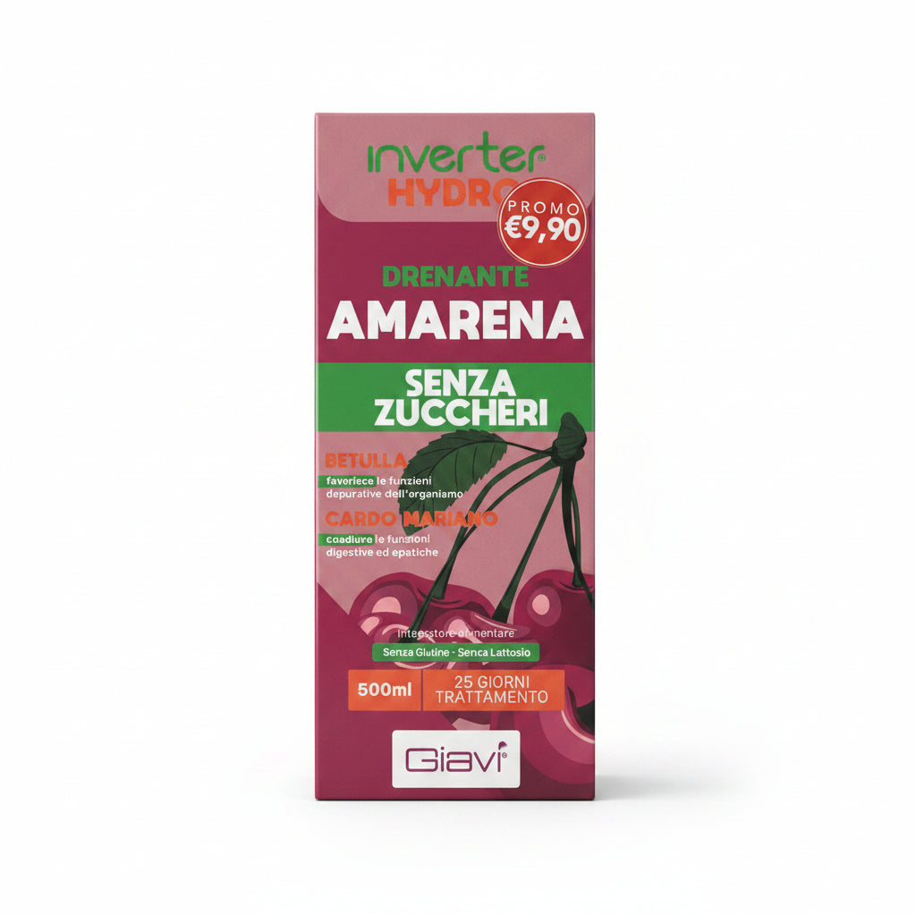 Inverter Hydro Drenante Depurativo Amarena 500ml