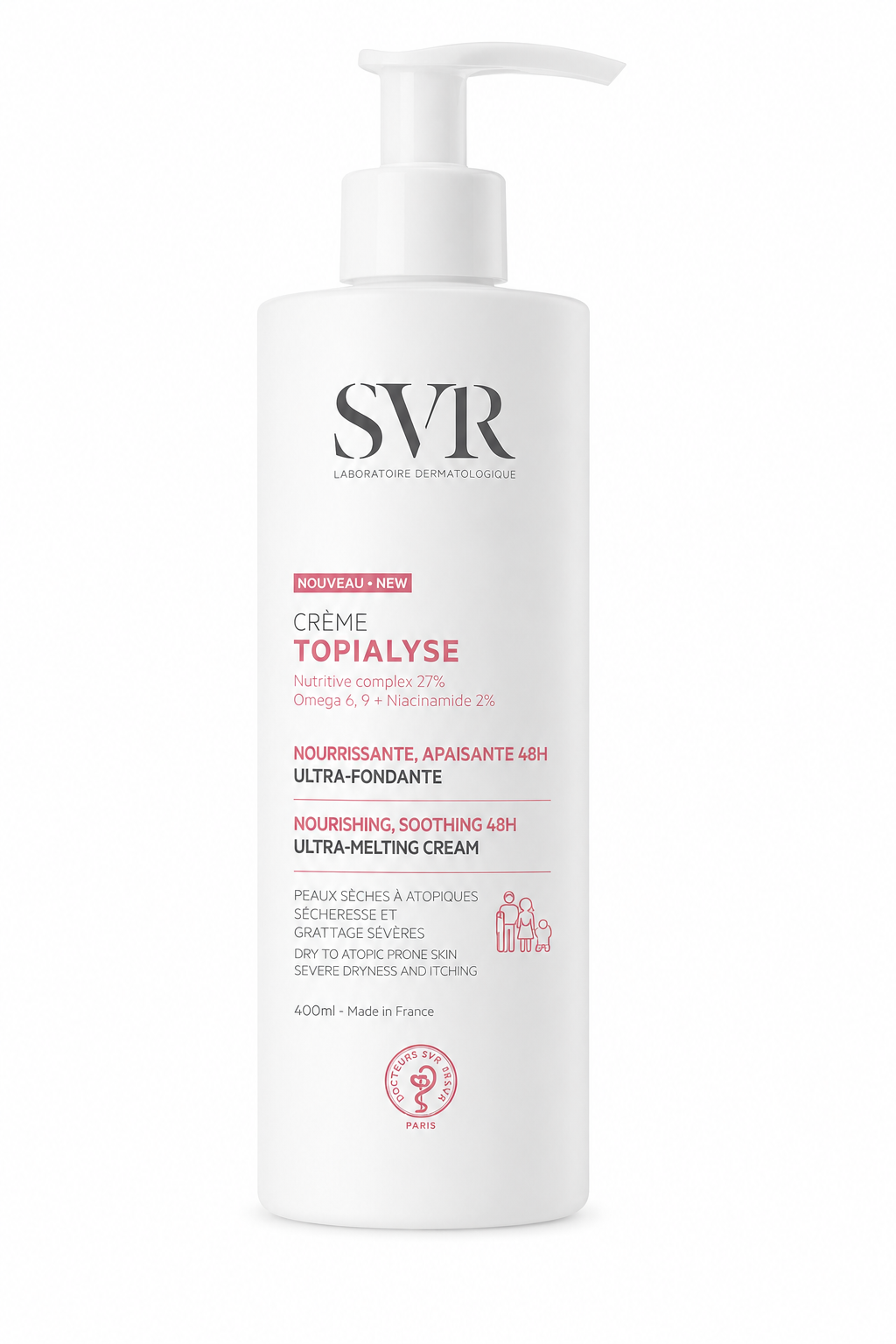 SVR Topialyse crema viso e corpo 400ml