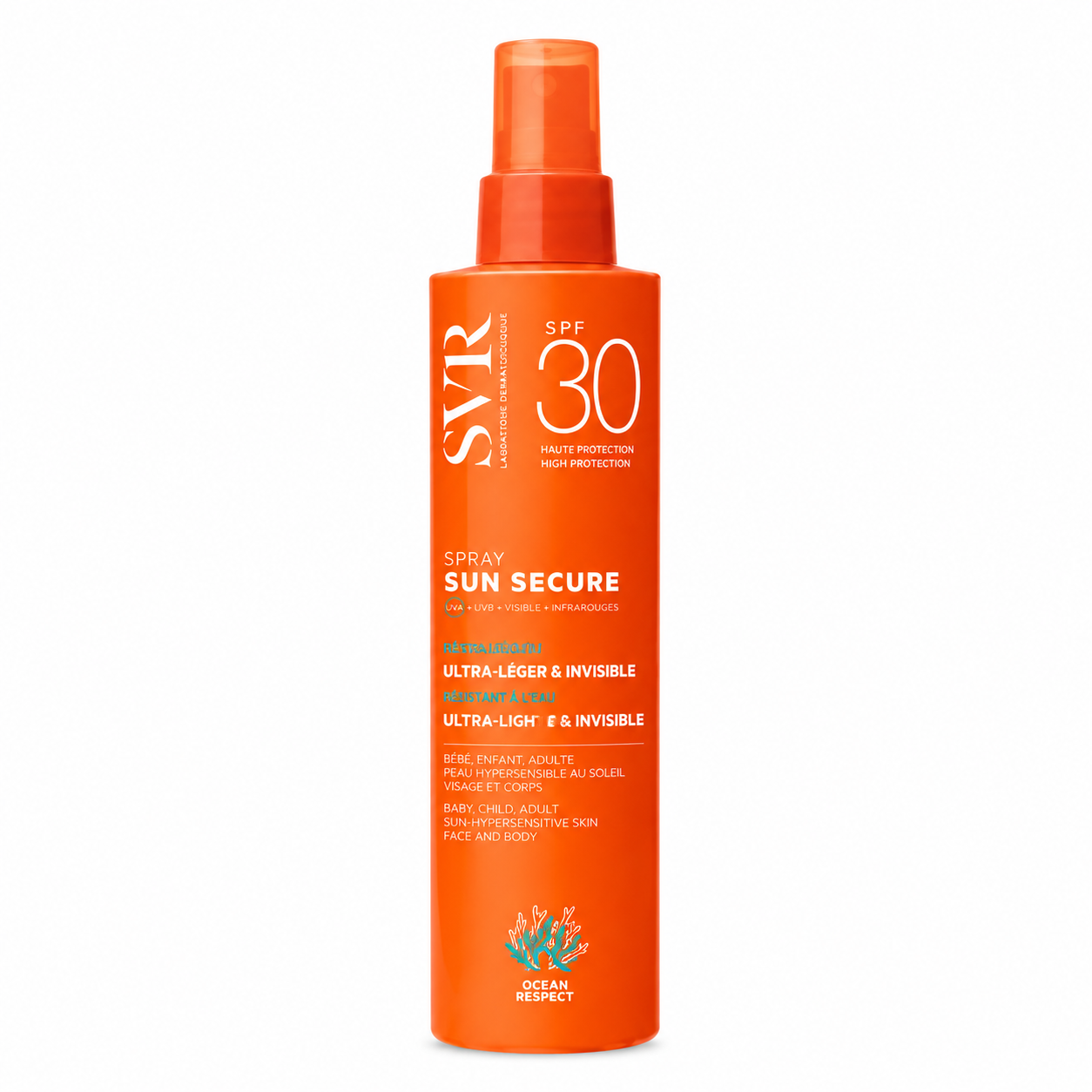 SVR Sun secure spray SPF30 200ml
