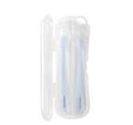 Kikka booh cucchiaio silicone grigio 4M+ 2pz