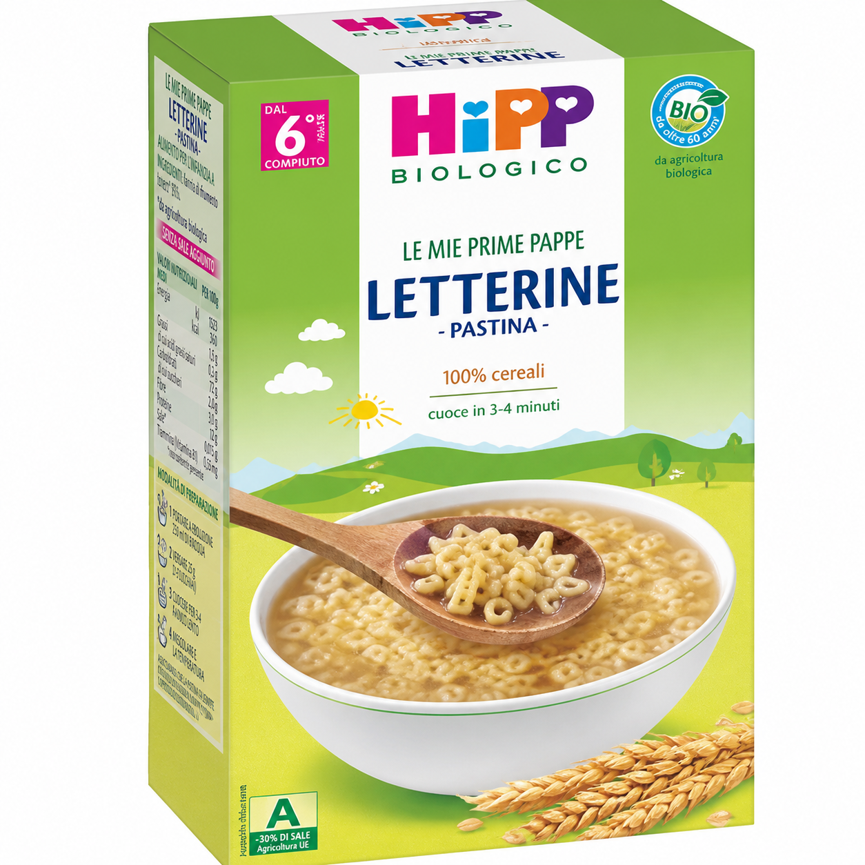 Hipp pastina letterine bio 320g