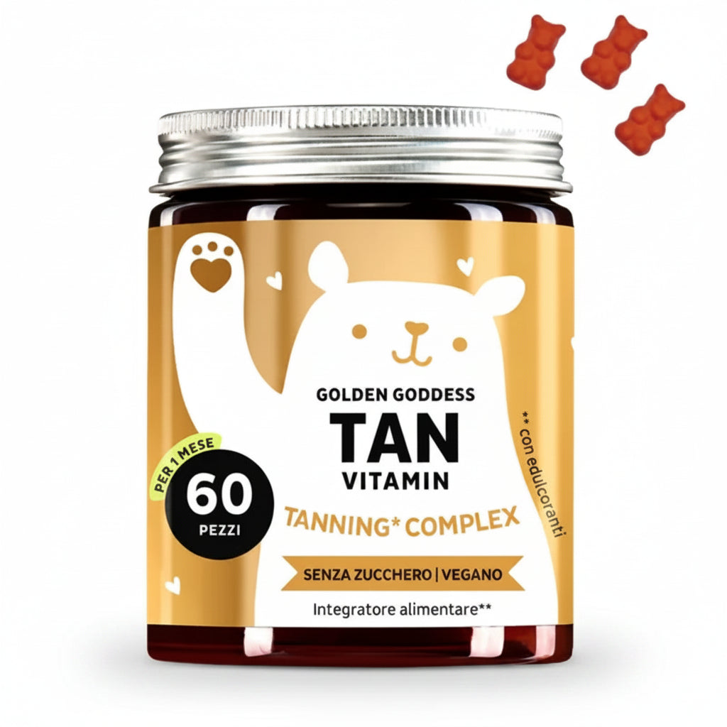 Golden Goddess Tan Vitamin per Abbronzatura 60 Orsetti Gommosi