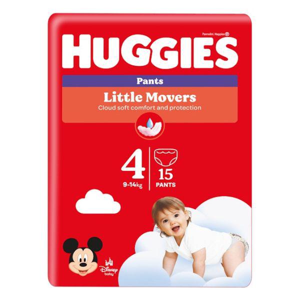 Huggies Little Movers Pants Taglia 4 9-14kg 15pz