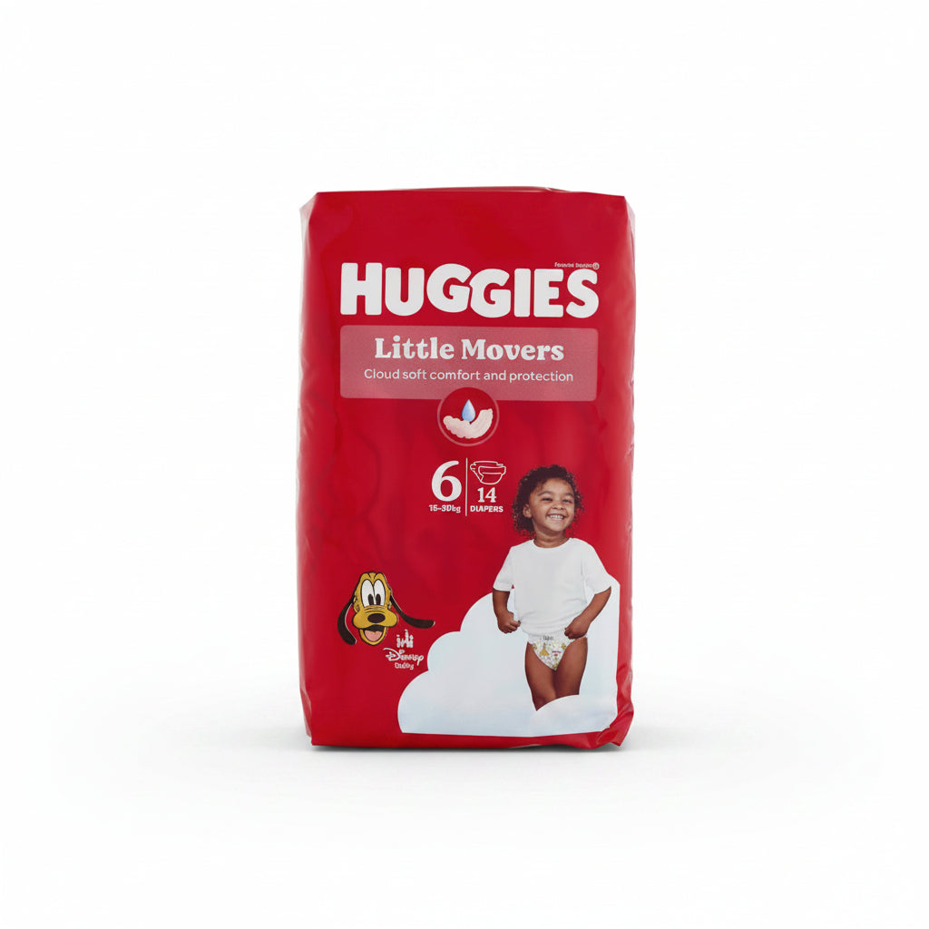 Huggies Little Movers Taglia 6 15-30kg 14pz