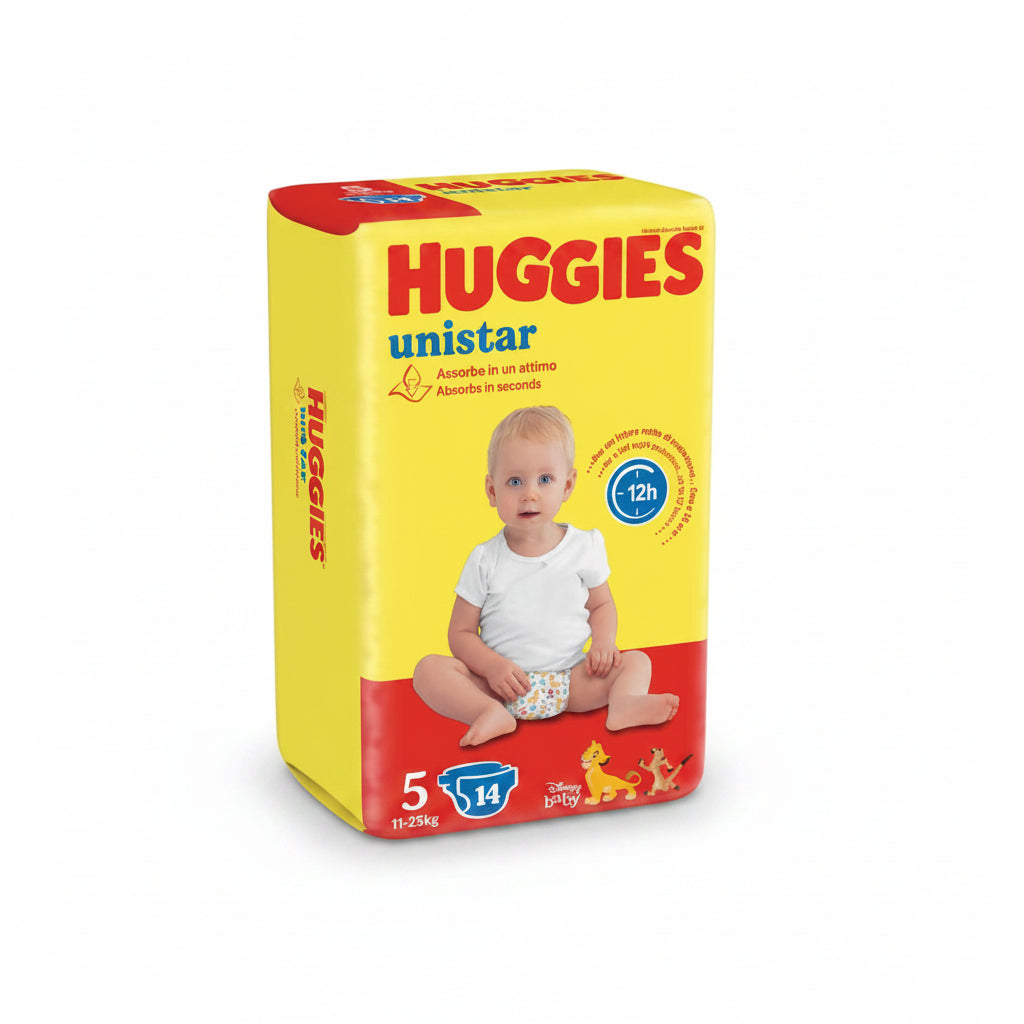 Huggies Unistar Pannolini Taglia 5 11-25kg 14pz