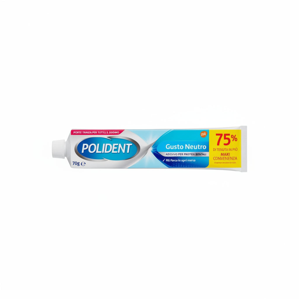 Polident Free Crema Adesiva per Dentiere Formato Convenienza 70g