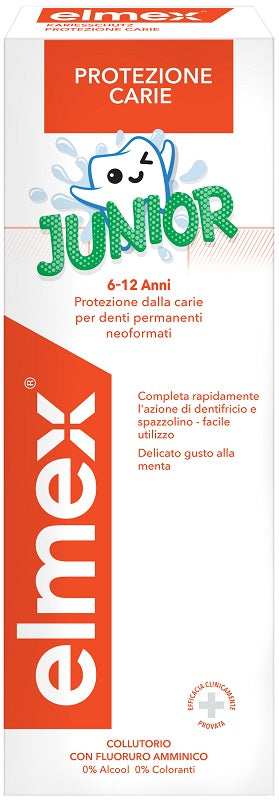 Elmex junior protezione carie 6-12 anni 400ml