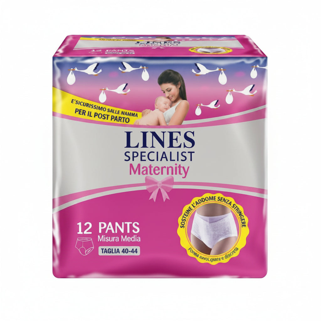 Lines specialist maternity Taglia M 40-44 12pz