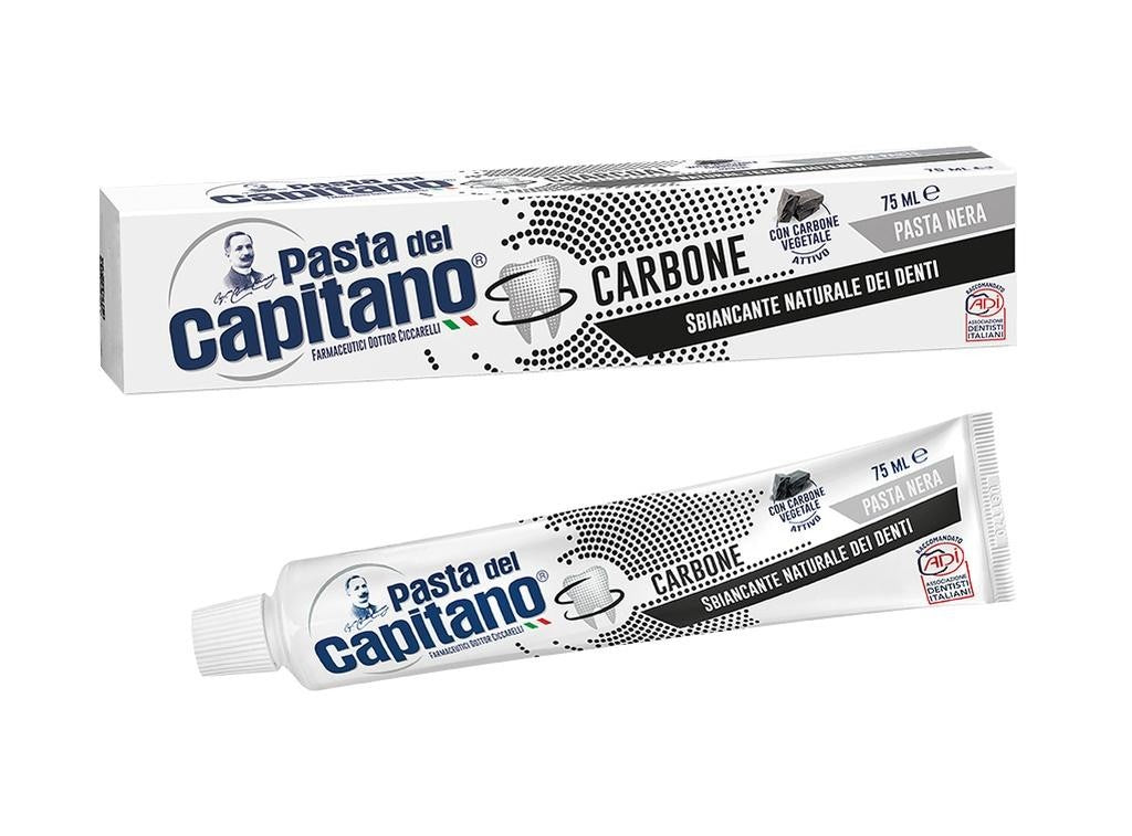 Pasta del capitano dentifricio sbiancante al carbone vegetale 100ml