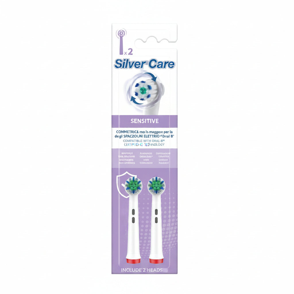 Silver Care Testine Ricambi Sensitive 2pz
