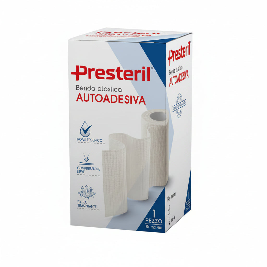 Presteril Benda Elastica Autoadesiva 4cmx4m 1pz