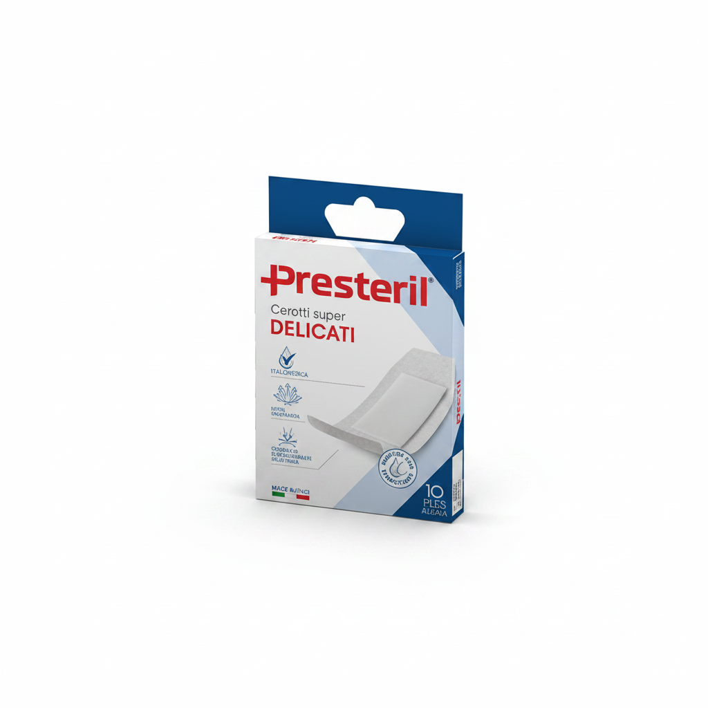 Presteril Cerotti Grandi Delicati 7x3cm 20pz