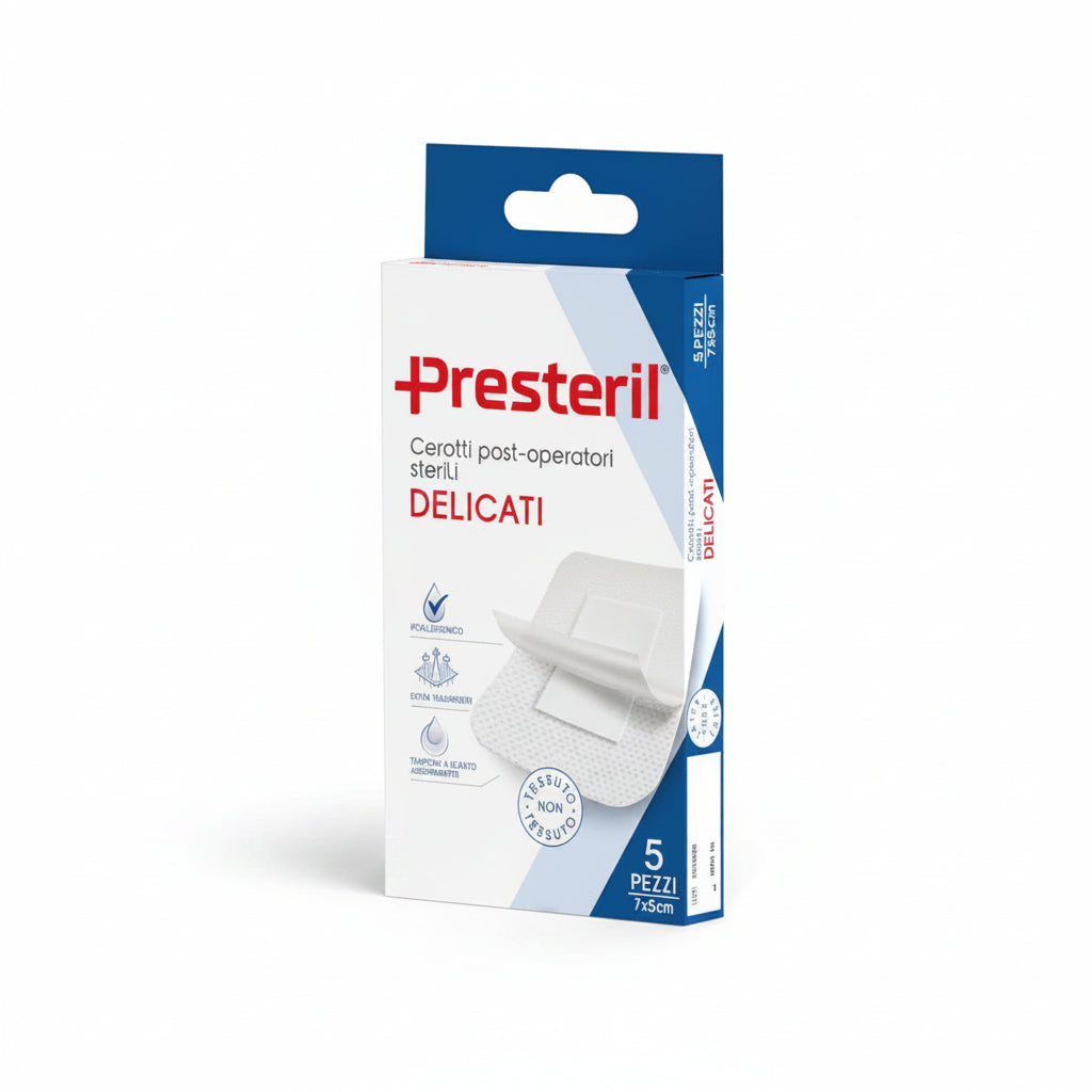 Presteril Cerotti Post-Operatori Sterili Delicati 5x7cm 5pz