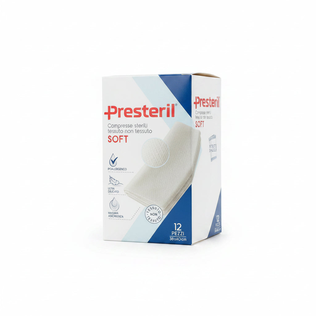 Presteril Compresse sterili TNT Soft 18x40cm 12pz
