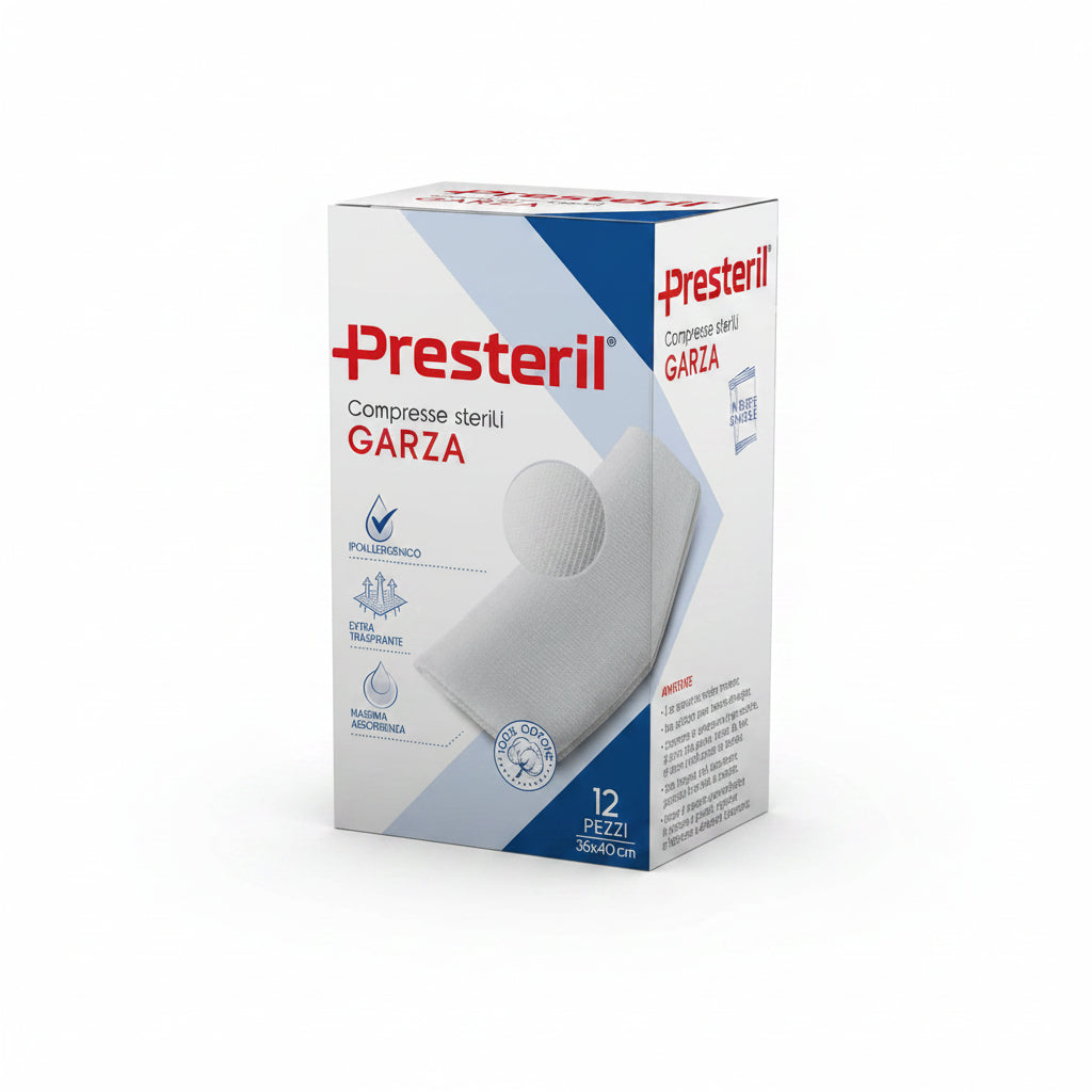 Presteril Compresse Sterili TNT Soft 36x40cm 12pz
