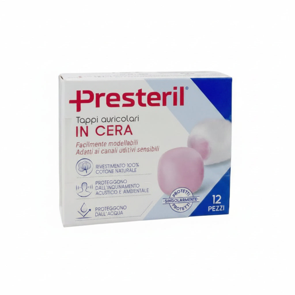 Presteril Tappi auricolari in cera 12pz