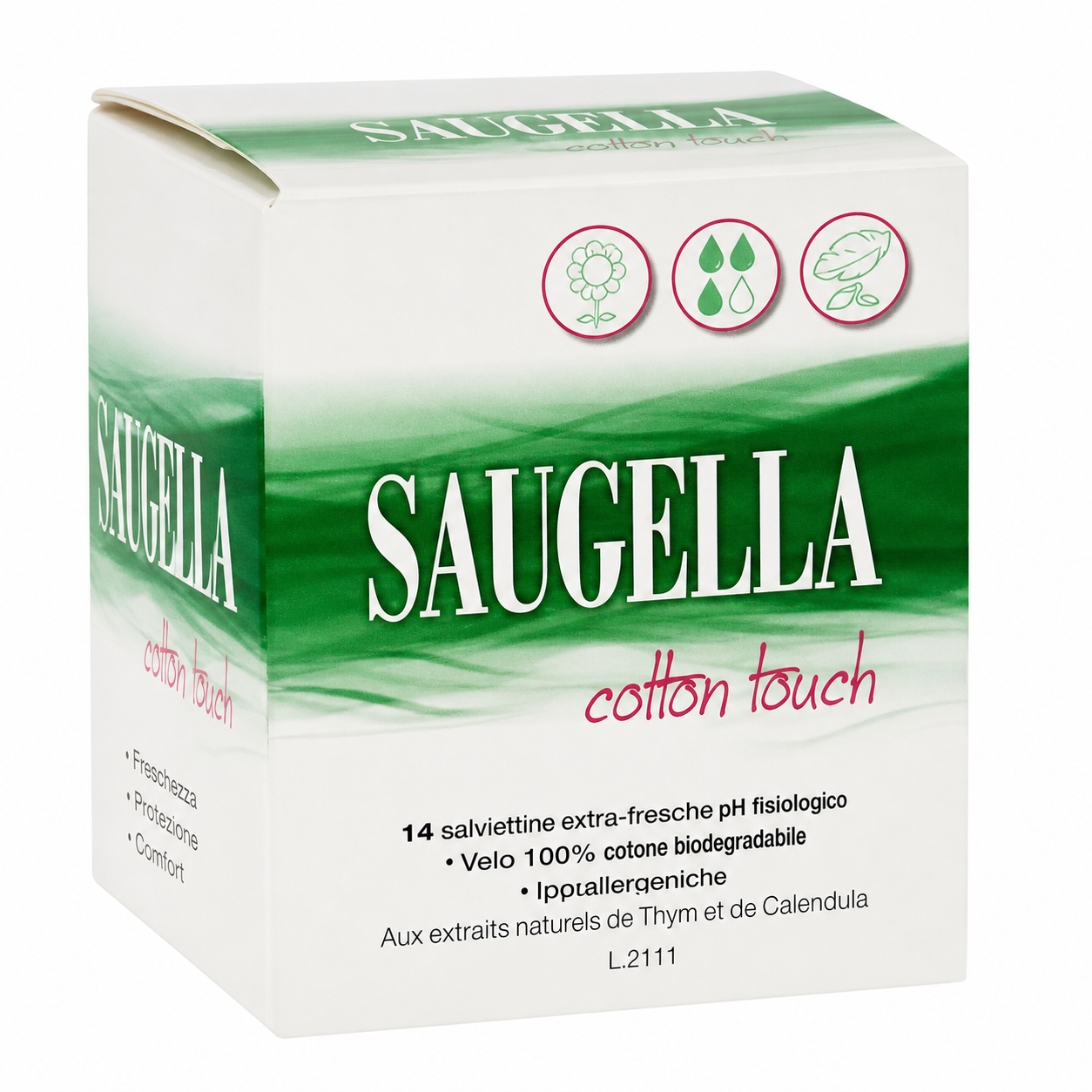 Saugella assorbenti giorno con ali 14pz