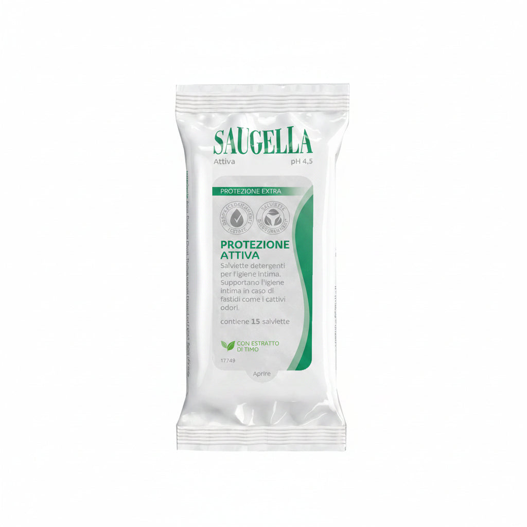 Saugella Attiva ph4.5 Salviette detrgenti 15pz