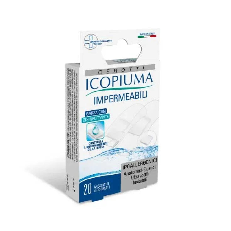 Icopiuma Cerotti Impermeabili Ipoallergenici 4 Formati 20pz