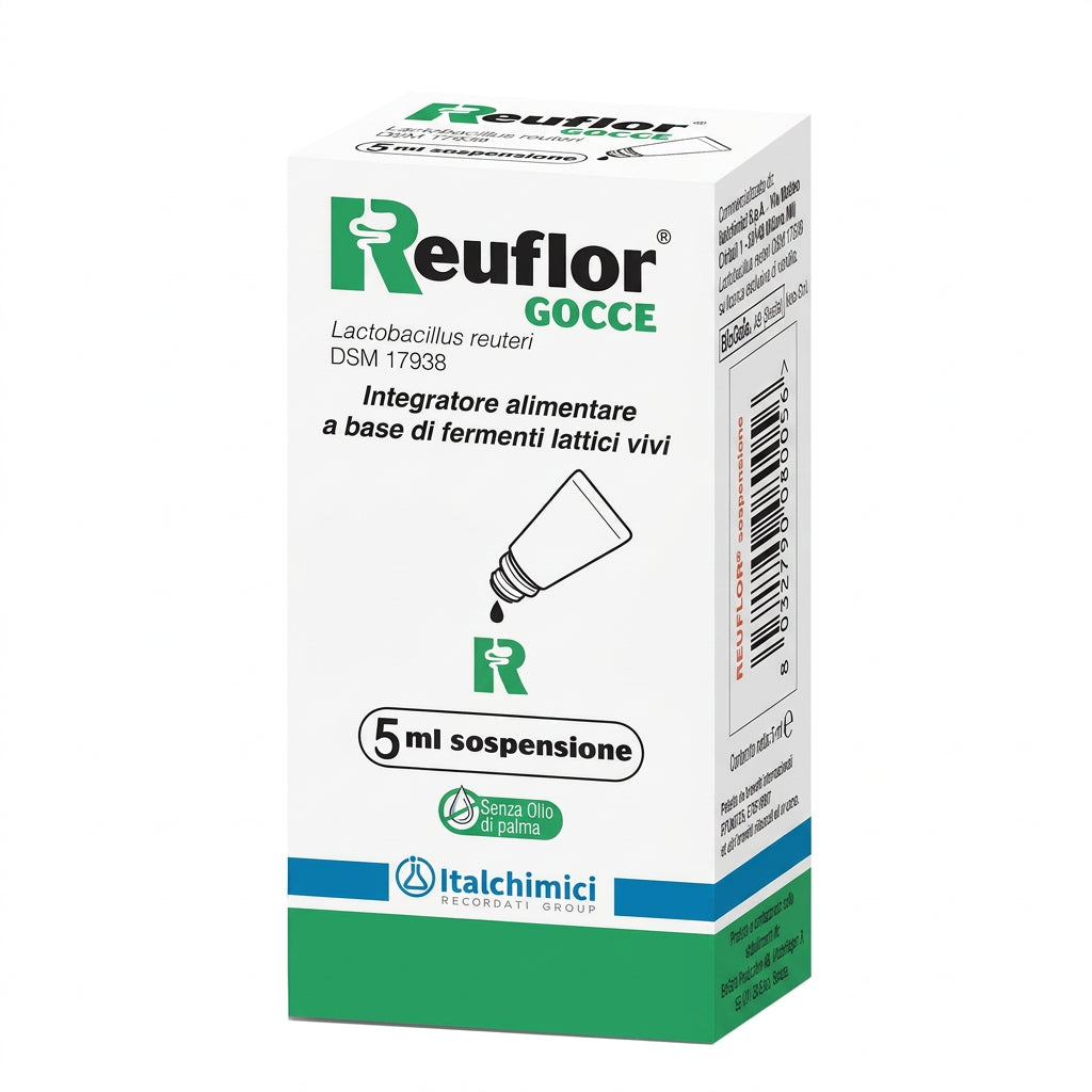 Reuflor Integratore Alimentare di Probiotici Gocce 5ml