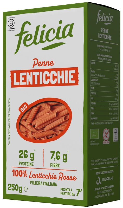 Felicia penne lenticchie 250g