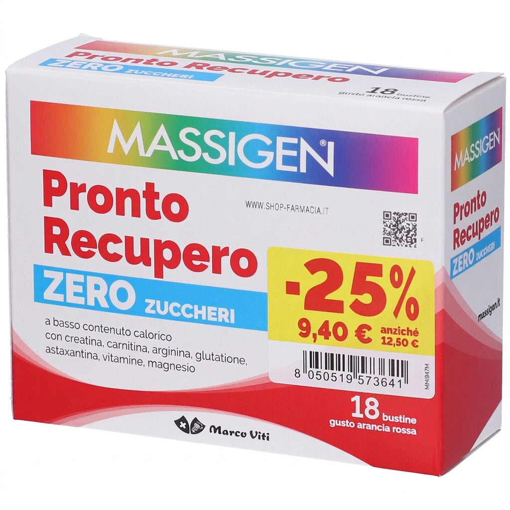Massigen Pronto Recupero Zero Zuccheri 18bustine