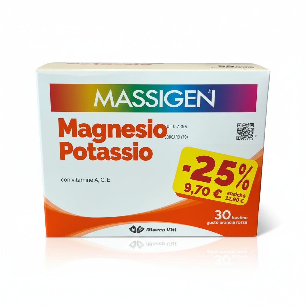 Massigen Magnesio Potassio Arancia Rossa 30bustine