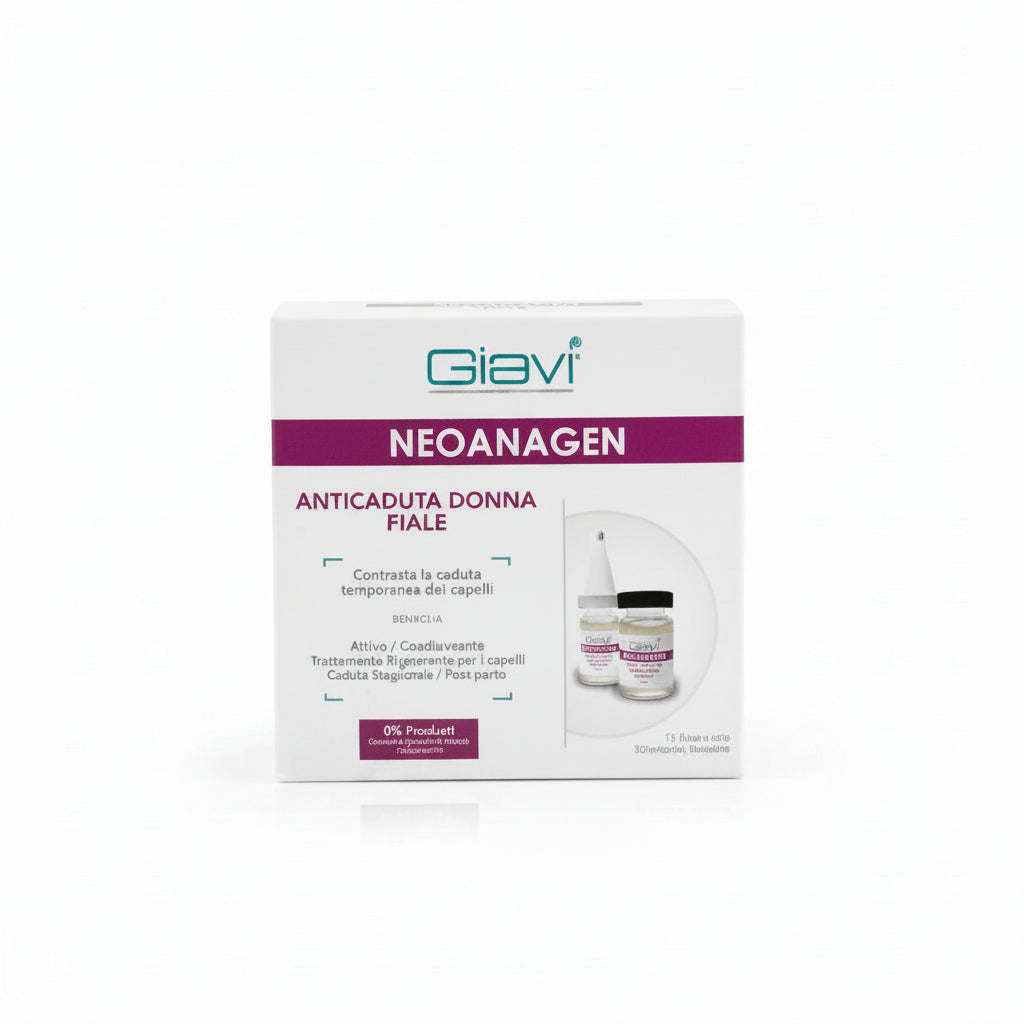 Giavì Neoanagen trattamento in fiale anticaduta donna 12x6ml