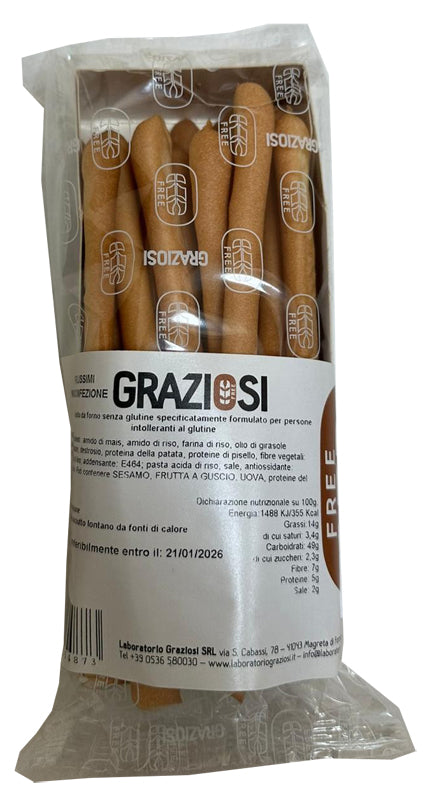 Graziosi grissini senza glutine 120g