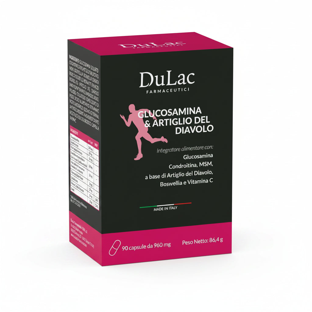 Dulac Glucosamina & Artiglio del Diavolo Integratore 90 Capsule