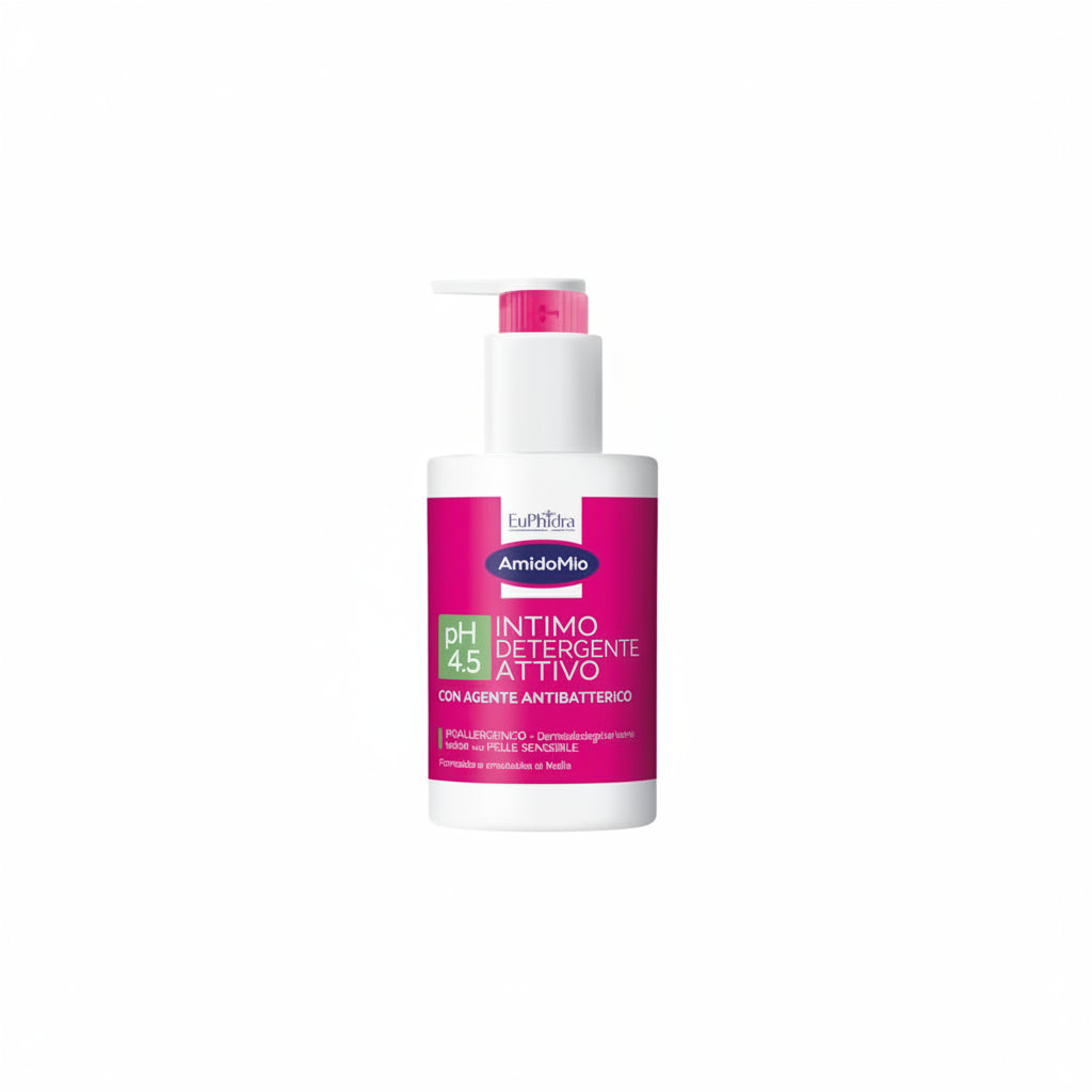 EuPhidra AmidoMio detergente intimo attivo pH4.5 250ml – componente del kit