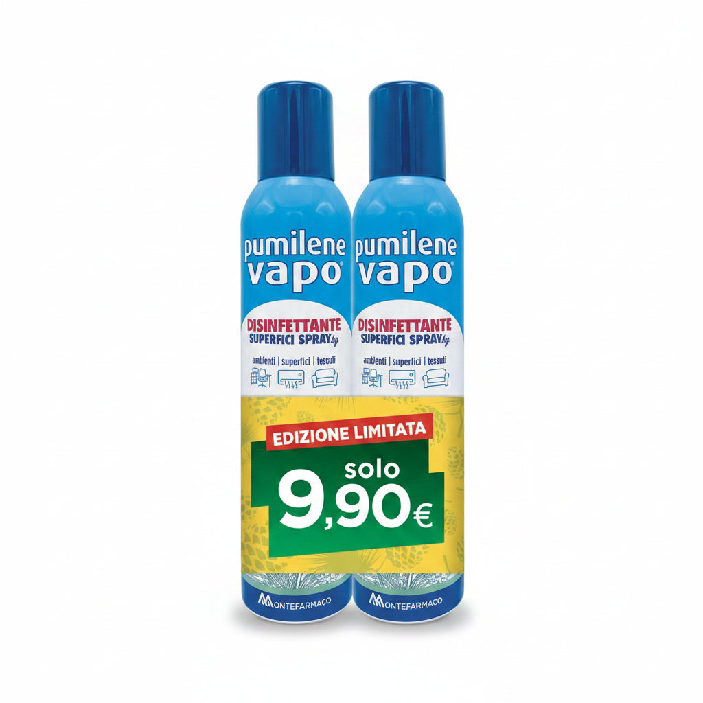 Pumilene Vapo Disinfettante Superfici Spray BG 2x250ml