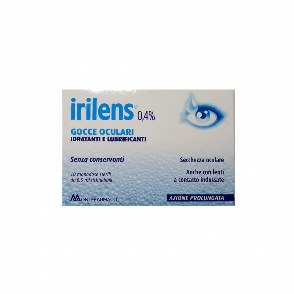 Irilens Gocce Oculari Idratanti e Lubrificanti 0.4% 10 monodose 0.5ml