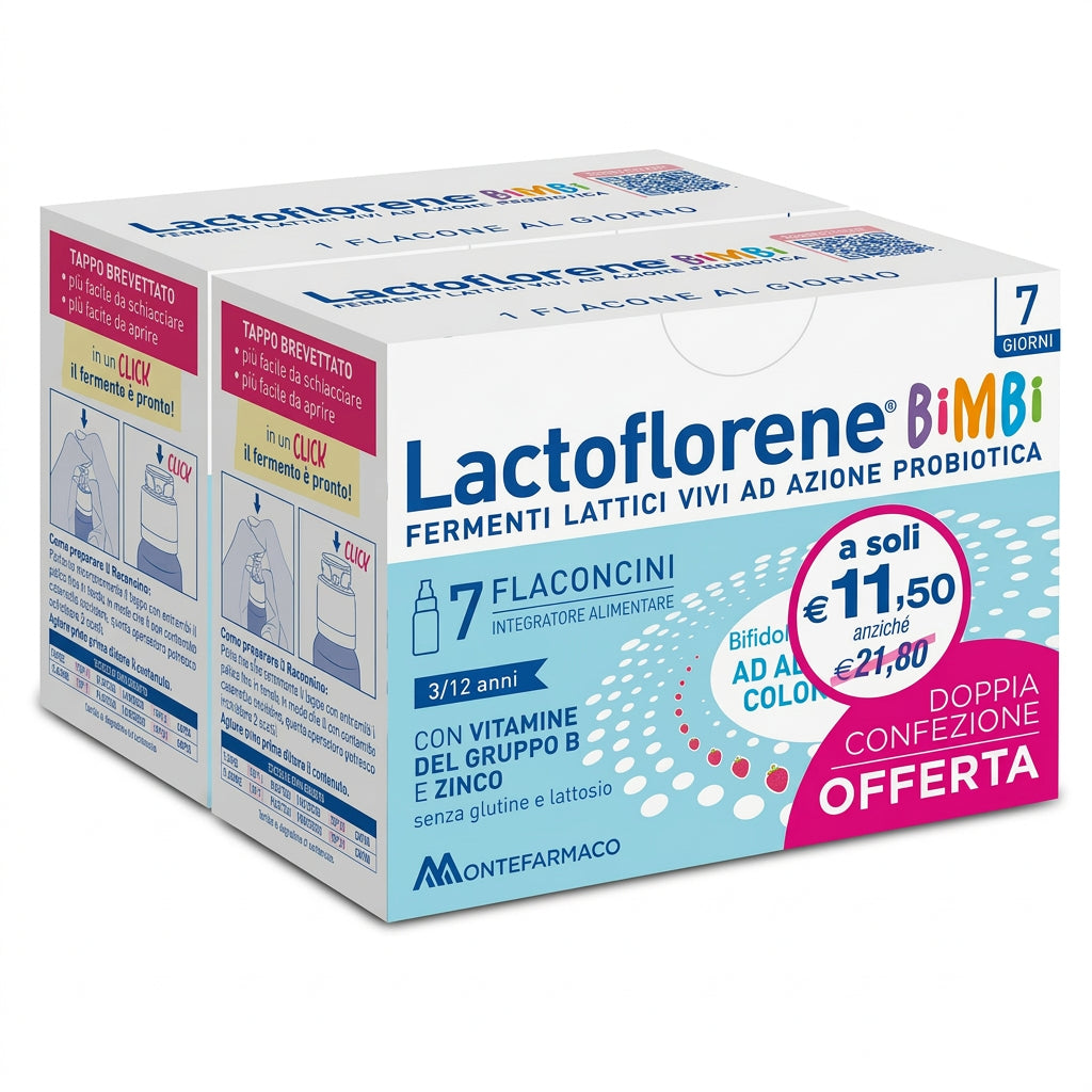 Lactoflorene Bimbi Fermenti Lattici ad Azione Probiotica 14flaconcini