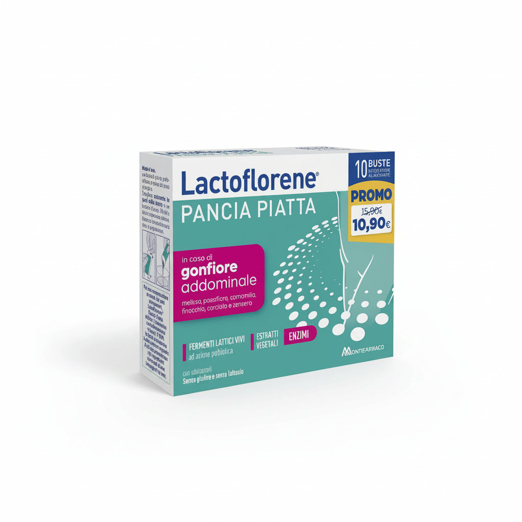 Lactoflorene Pancia Piatta Gonfiore Addominale 10bustine