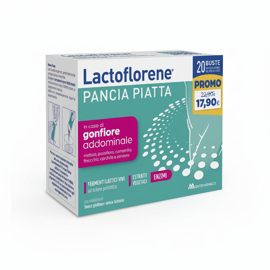 Lactoflorene Pancia Piatta Gonfiore Addominale 20bustine