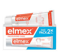 Elmex protezione carie dentifricio bitubo 2x75ml