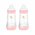 MAM Biberon Easy Start Anti-Colic 2M+ 2x260ml Rosa