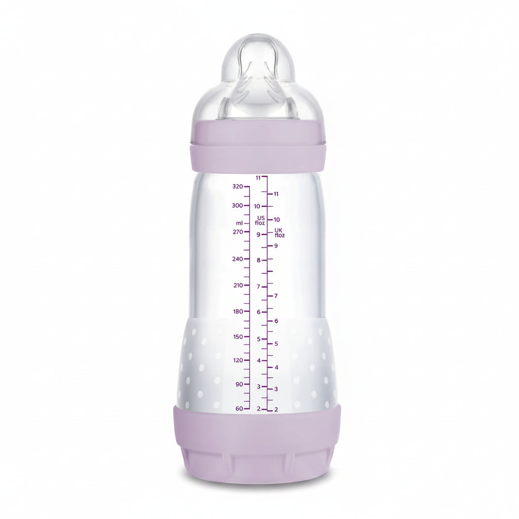 MAM Biberon Esy Start Anti-Colic 4M+ 320ml Lilla/Rosa