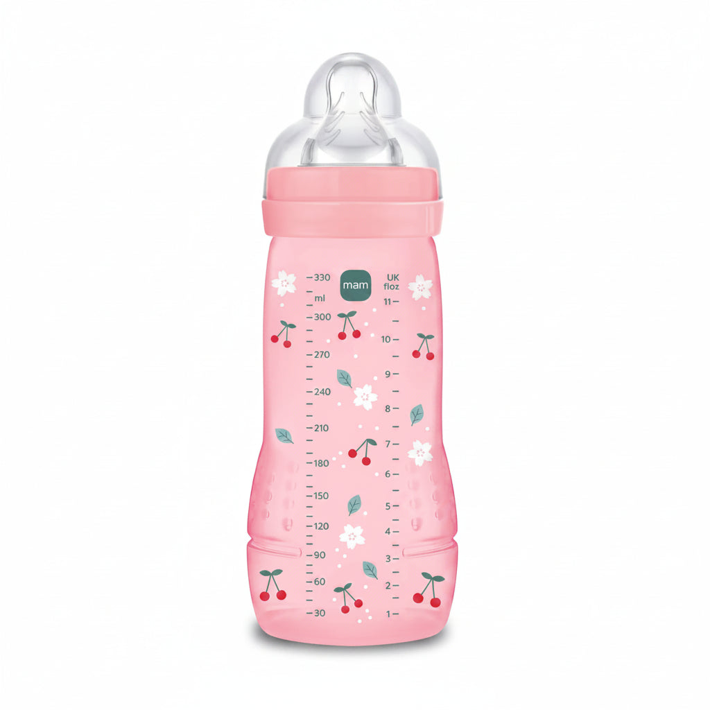 MAM Biberon Easy Active 4M+ 330ml Rosa
