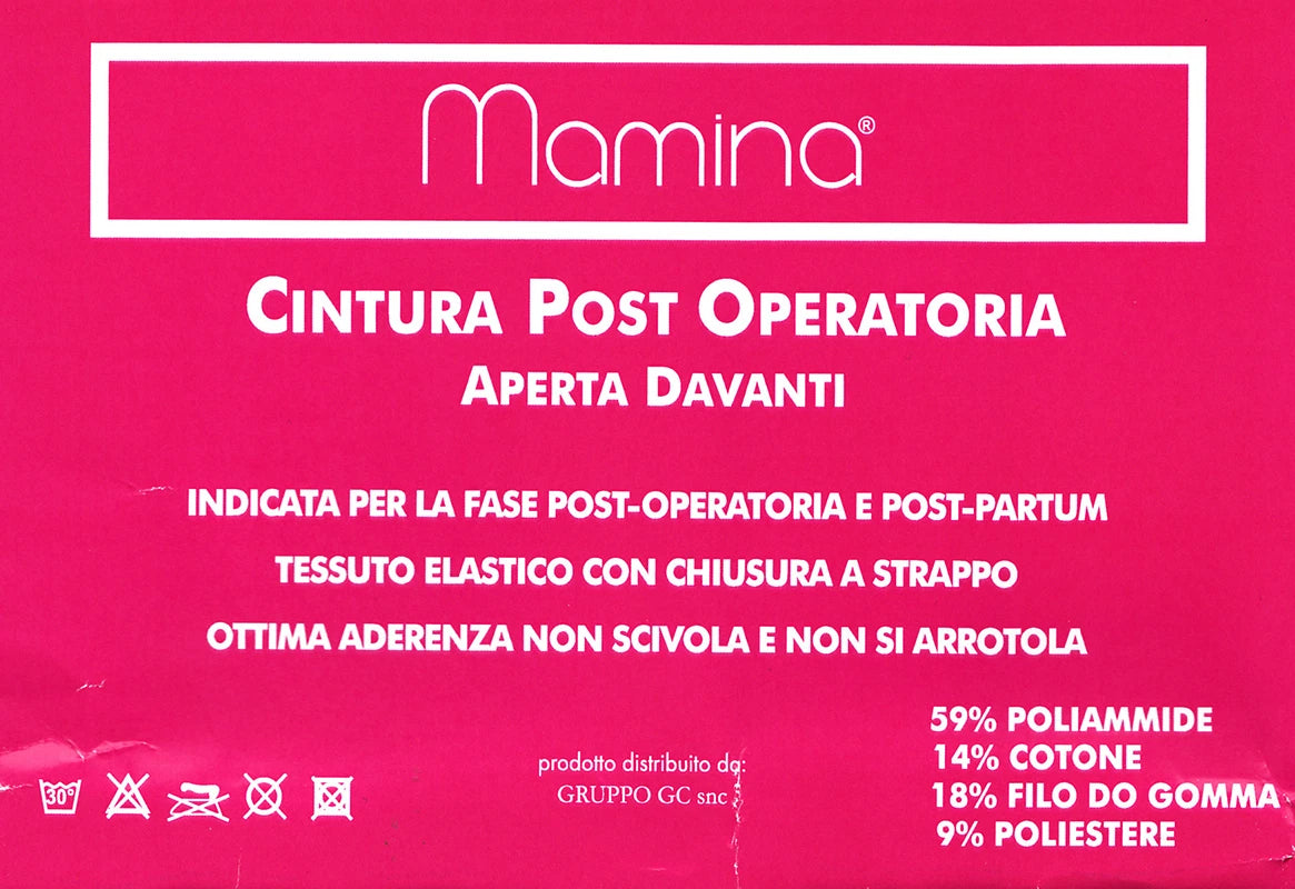 Mamina cintura post-operatoria