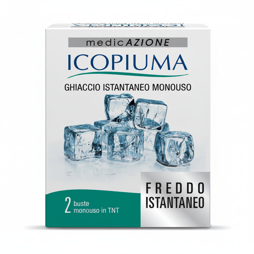 Icopiuma Ghiaccio Istantaneo Monouso 2 Buste in TNT
