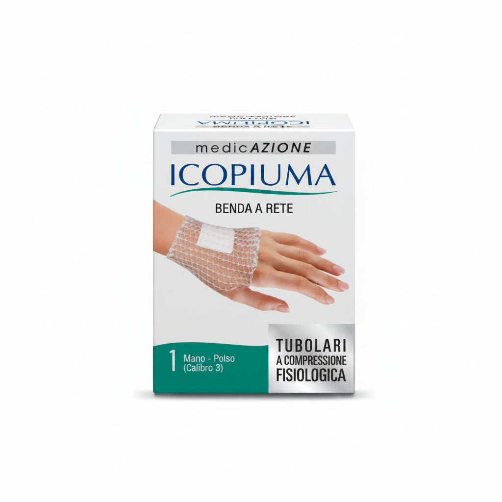 Icopiuma Benda a Rete Mano-Polso calibro 3 1pz bianco