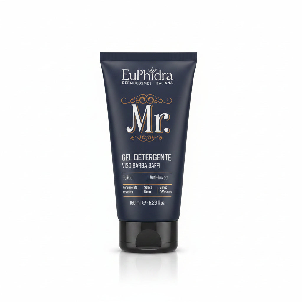 EuPhidra Uomo Gel detergente viso barba baffi 150ml